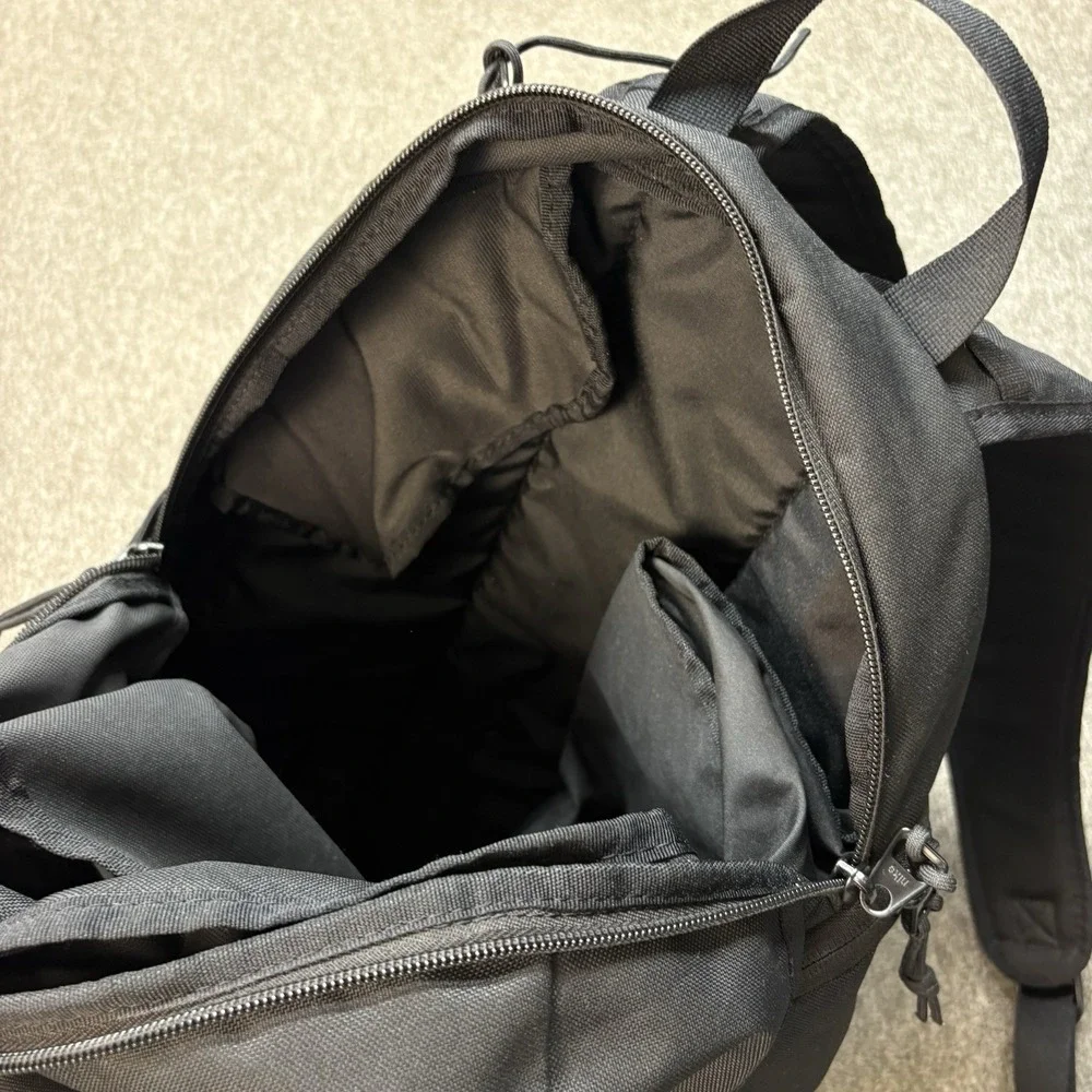 Nike Academy Team 30L Unisex Backpack Soccer Ball Bag Black Travel School Swoosh